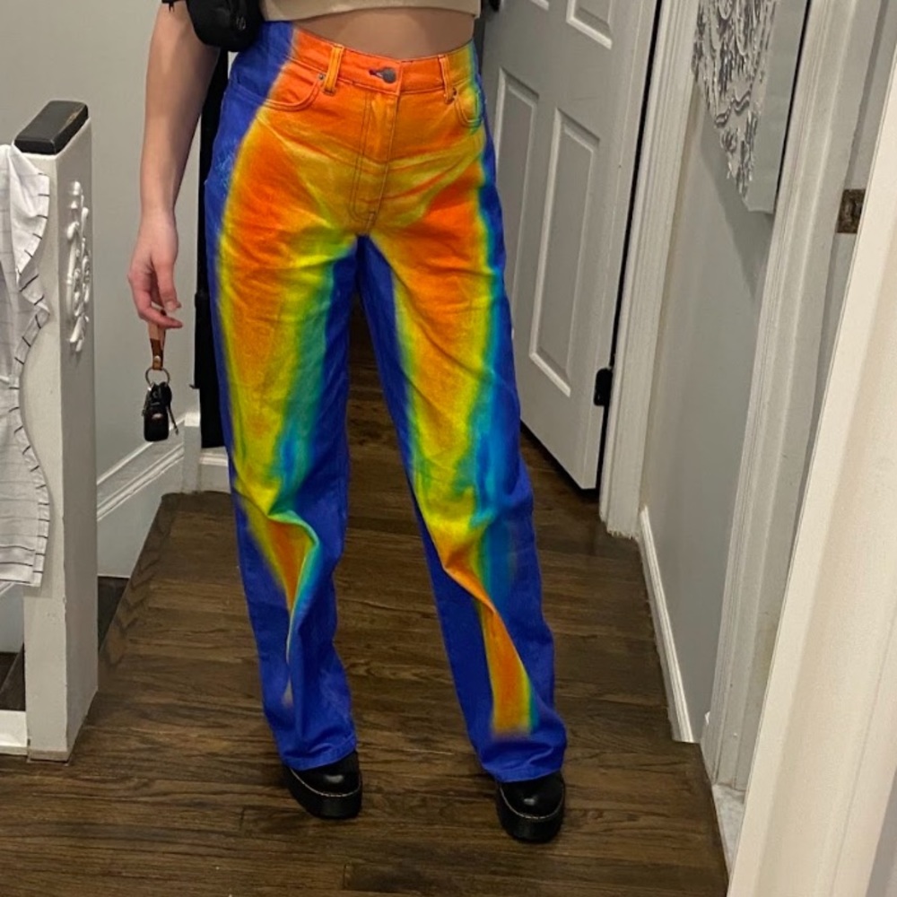 Jaded London X Sydney Carlson heat map jeans